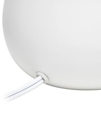 14" Tall Modern Contemporary Two Toned Metallic Gold and White Metal Bedside Table Desk Lamp 