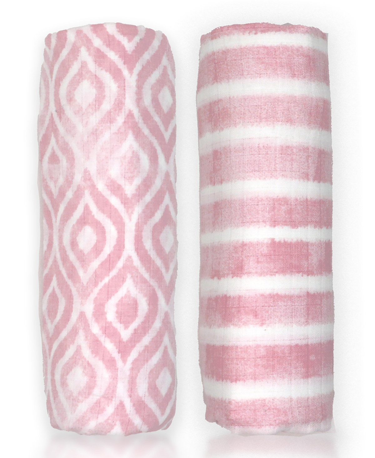 Shop Amor Bebe Baby Girls Luxury Plush Baby Blankets, 3 Piece Gift Set In Pink