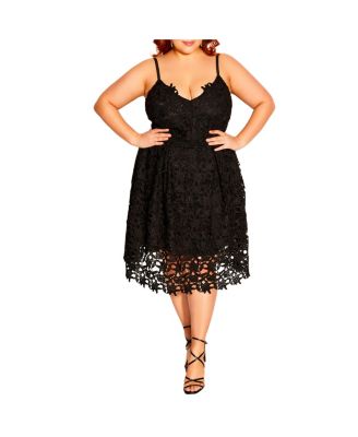 Black Lace Plus Size Dresses | Macy's