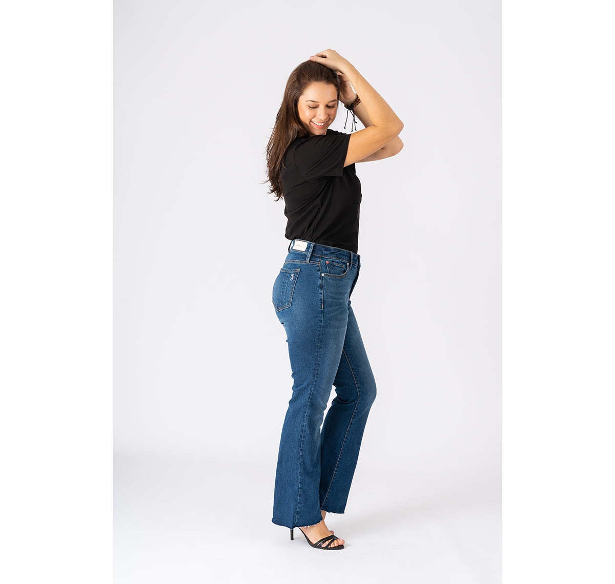 Plus Size High Rise Bootcut Jeans - Aubree