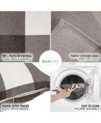 2 Pack Buffalo Plaid Throw Pillow Outdoor & Indoor Covers 16x16 inches