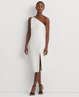 Lauren Ralph Lauren - Women's Pleated One-Shoulder Dress