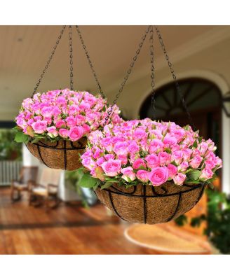 Hanging Planter Baskets W/Coco Liner (4-Pack)