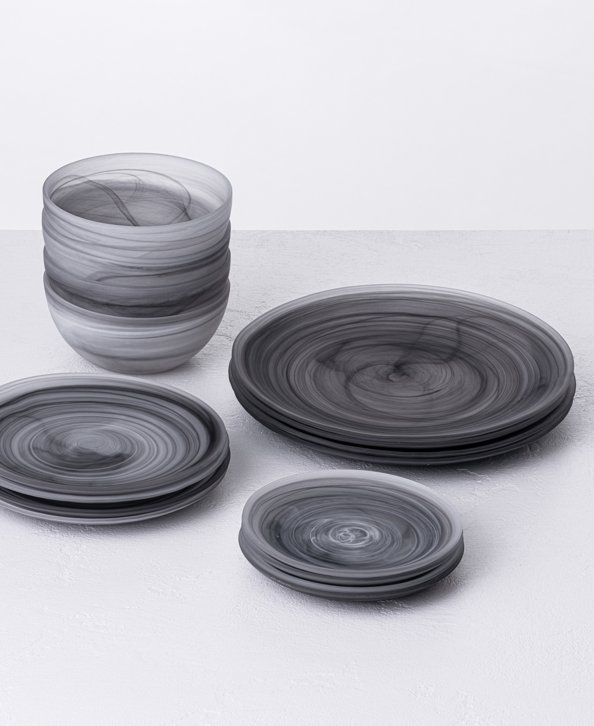 Fortessa La Jolla Glass Dinner Plates, Set of 4