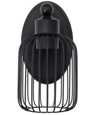 Ironhouse 10.5" One Light Industrial Decorative Cage Wall Sconce Uplight Downlight Wall Mounted Fixture 