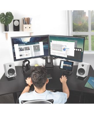 YU4 Powered Bookshelf Speakers with Built-In Bluetooth - Pair