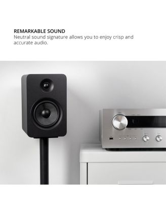 YUP6 Passive Bookshelf Speakers with Silk Dome Tweeter and Kevlar Woofer Pair