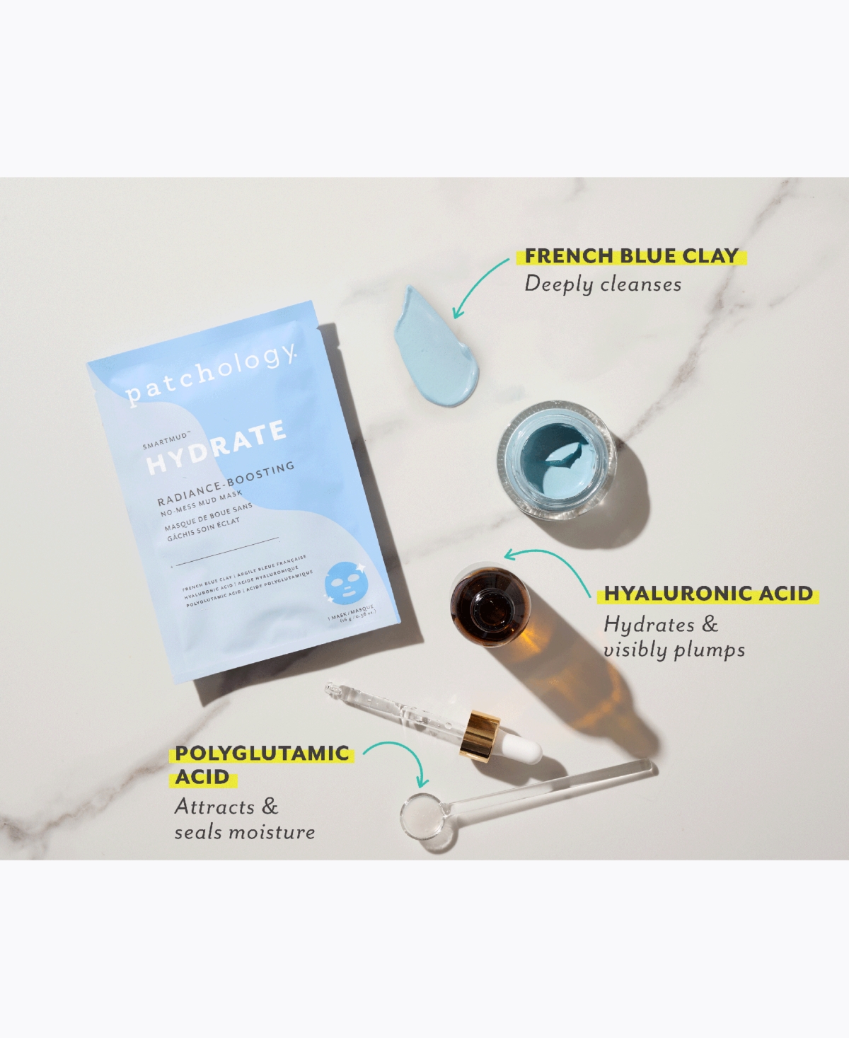 Patchology 2-pc. Smartmud Hydrate & Detox No-mess Mud Mask Set In No Color
