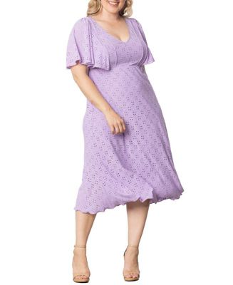 Plus Size Lucy Eyelet Dress