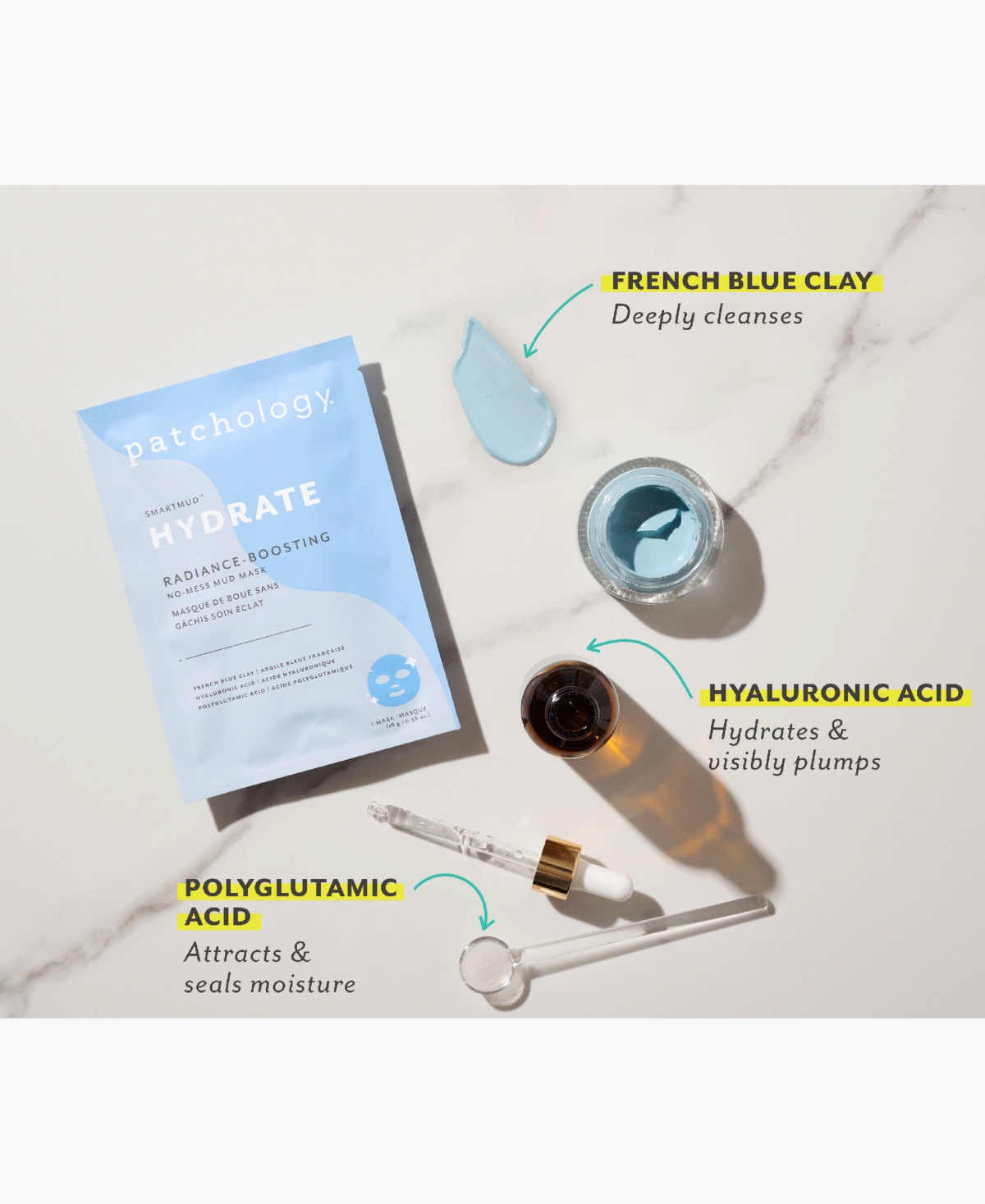 Patchology Smartmud Hydrate No-mess Mud Mask In No Color