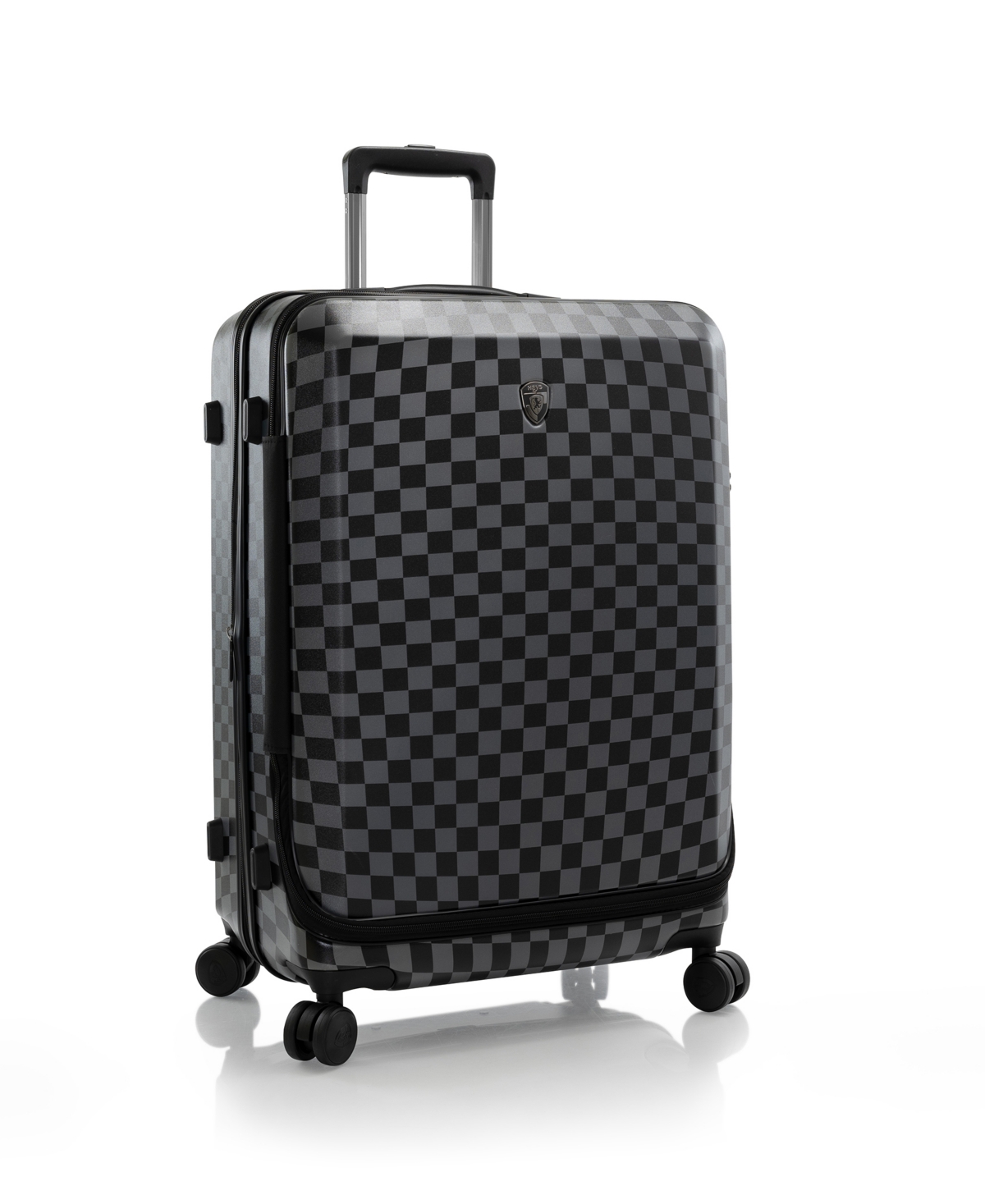 Heys Hey's Ez Fashion Hardside 26" Check-in Spinner Luggage In Black Grey Check