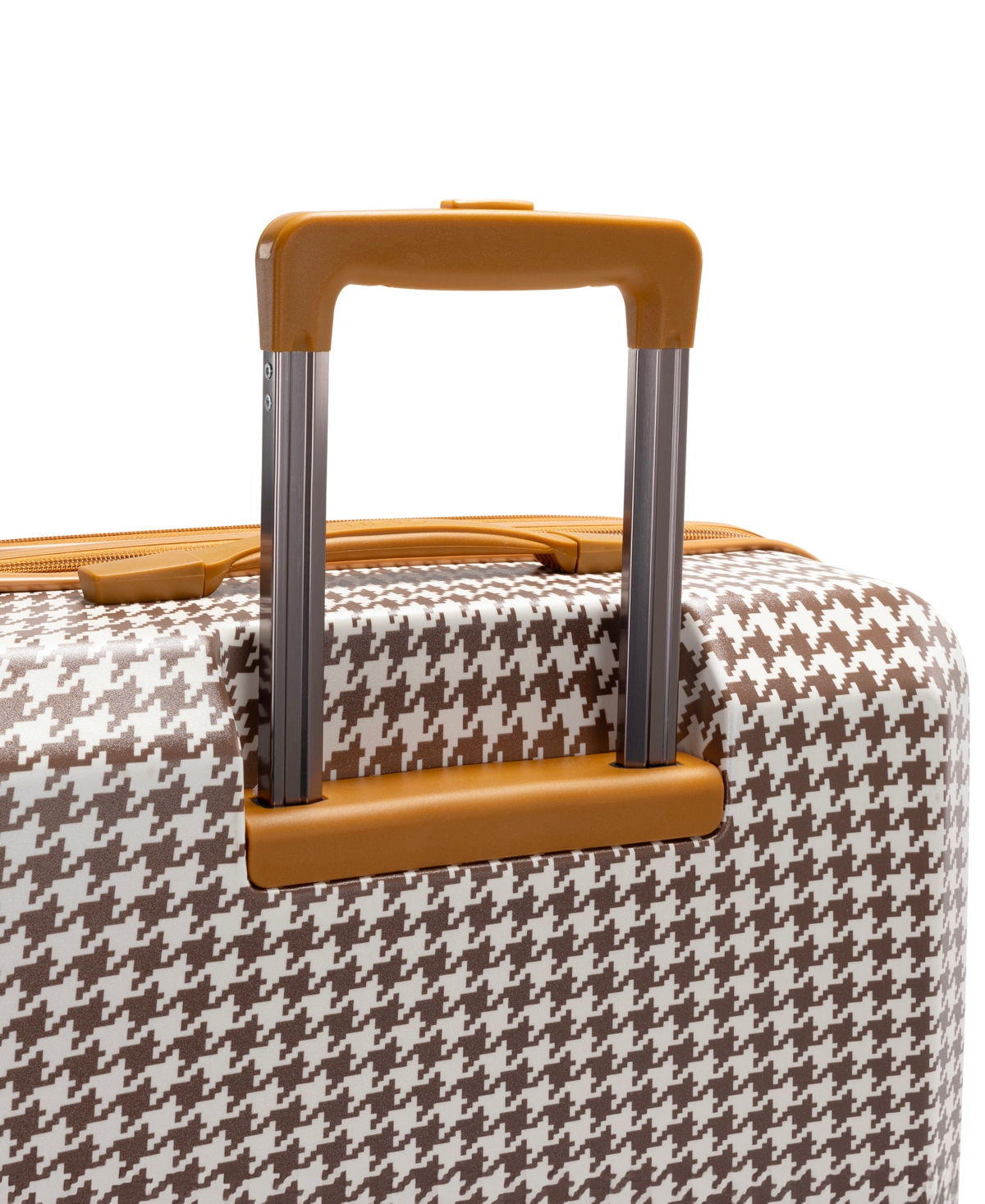 Heys Hey's Ez Fashion Hardside 26" Check-in Spinner Luggage In Brown Houndstooth