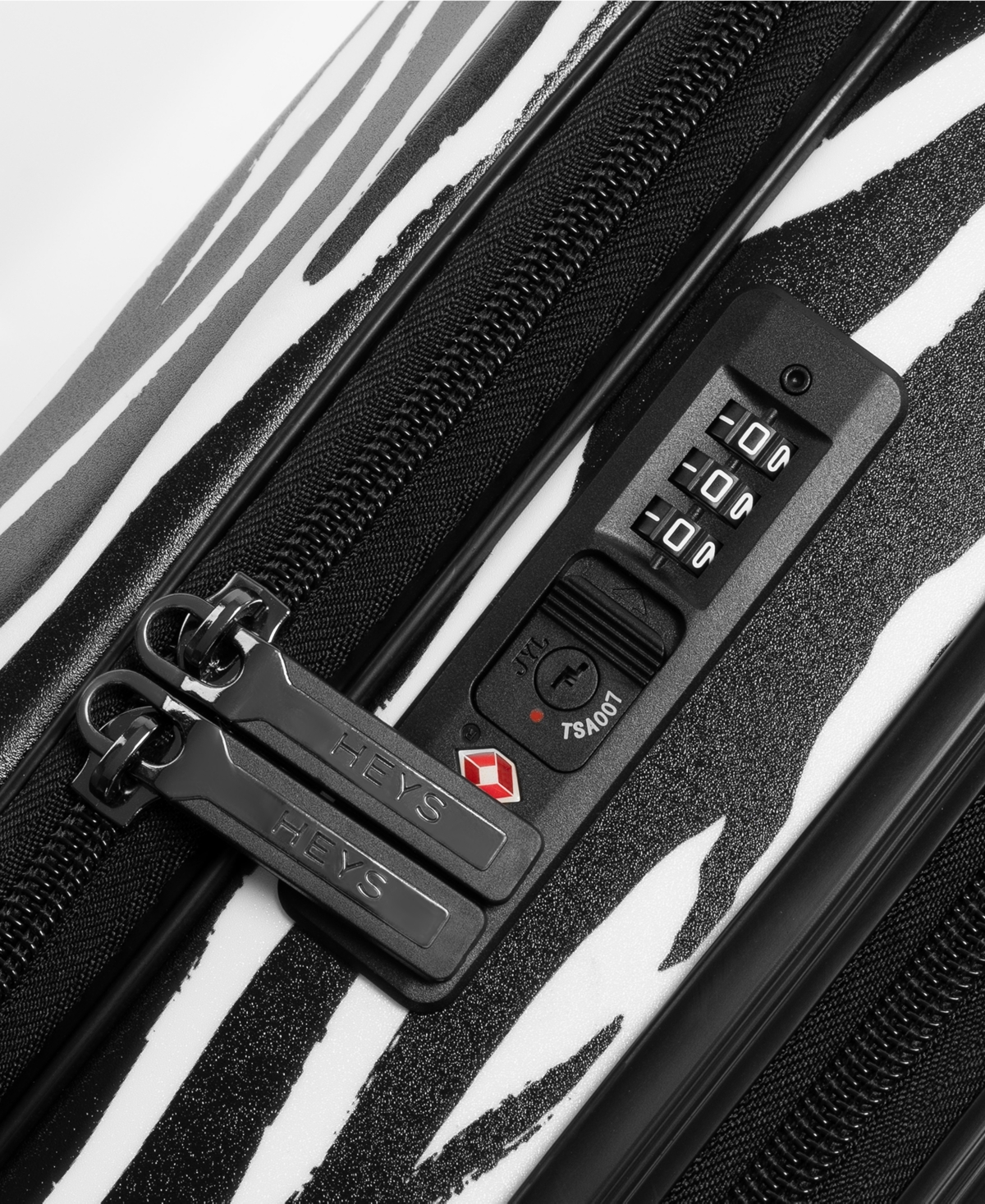 Heys Hey's Ez Fashion Hardside 21" Carryon Spinner Luggage In Black,whit