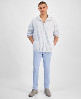 Mens Popover Hoodie Pigment Dyed Jeans