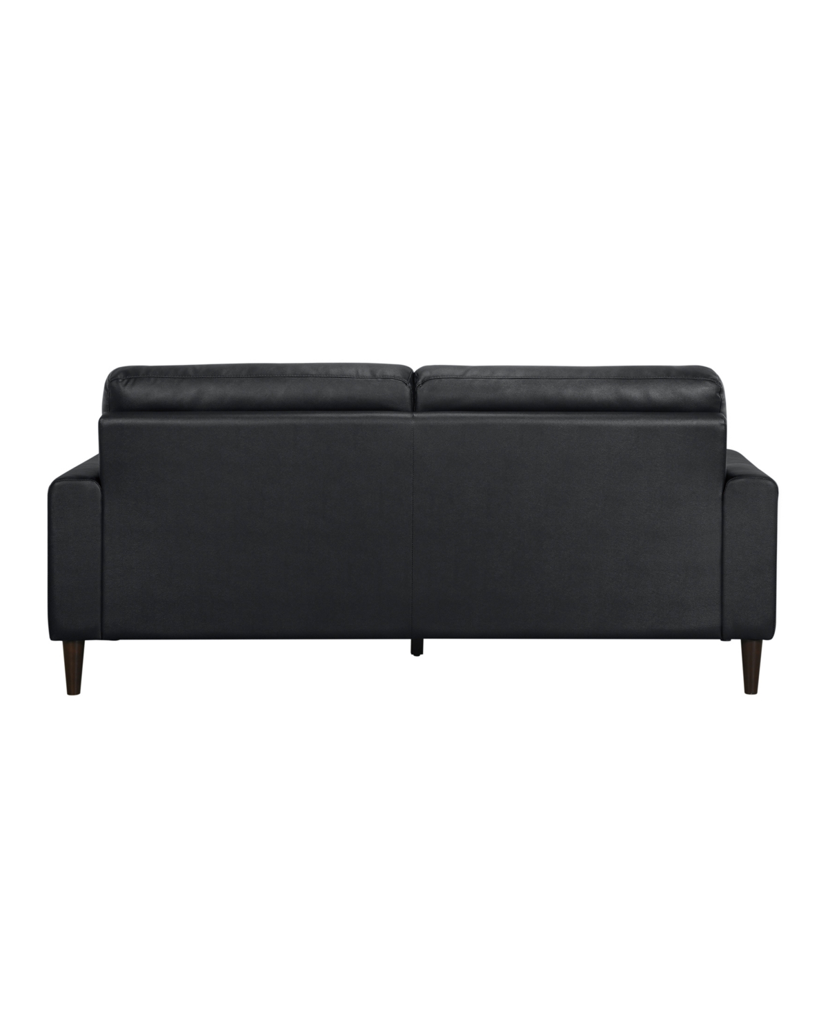 Shop Homelegance White Label Tabor 76" Leather Match Sofa In Black