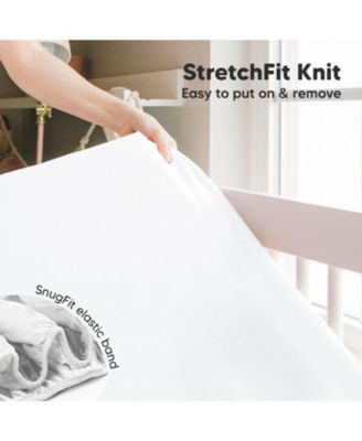 2pk Fitted Crib Sheets for Boys, Girls, Baby Crib Sheet, Standard Nursery Crib Sheet Cover