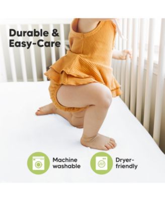 2pk Fitted Crib Sheets for Boys, Girls, Baby Crib Sheet, Standard Nursery Crib Sheet Cover