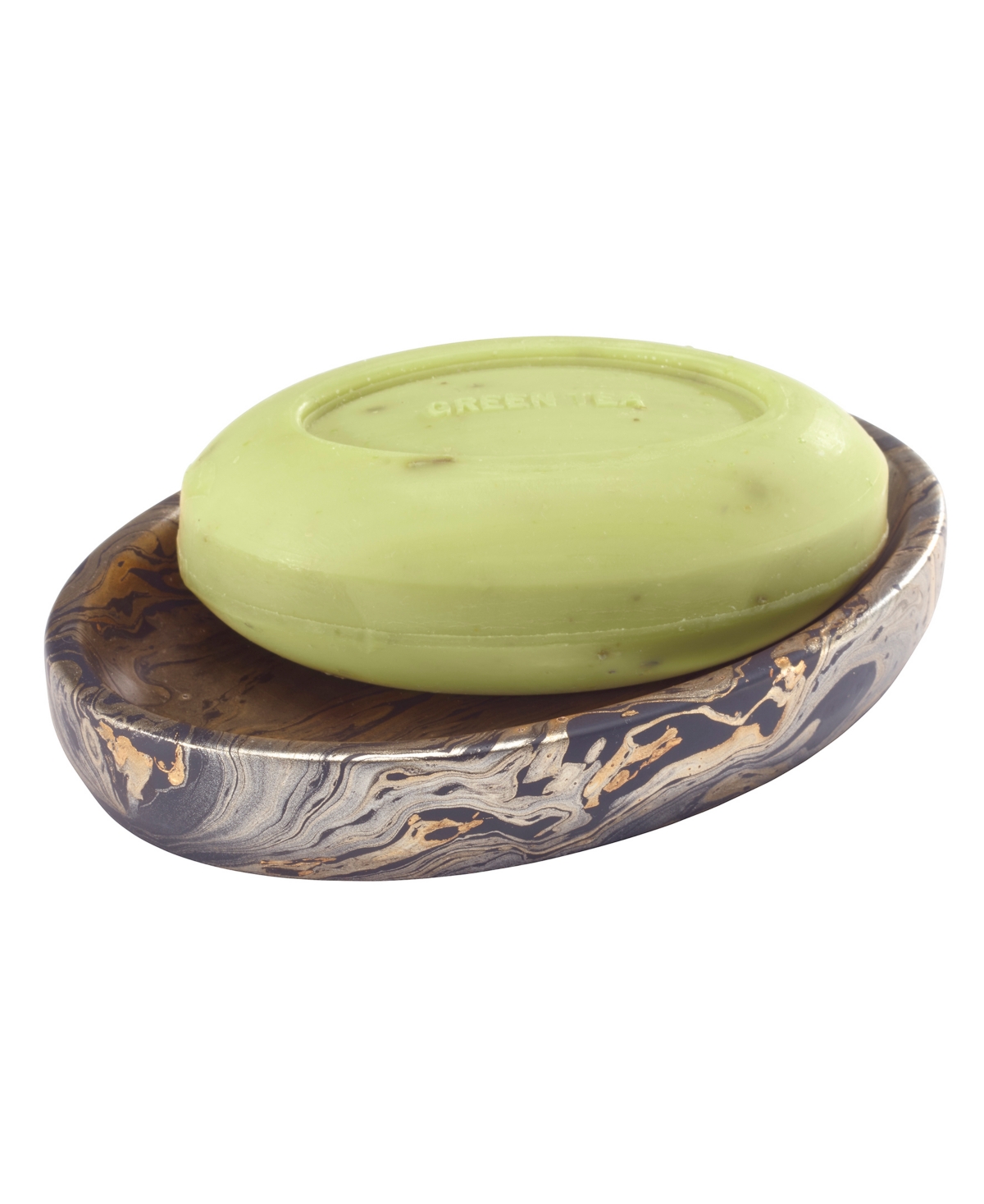 Nicole Miller Harper 4-pc. Bath Accessory Set In Blk,gold