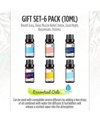 6 Pack of 100% Pure Essential Aromatherapy Oils Blends