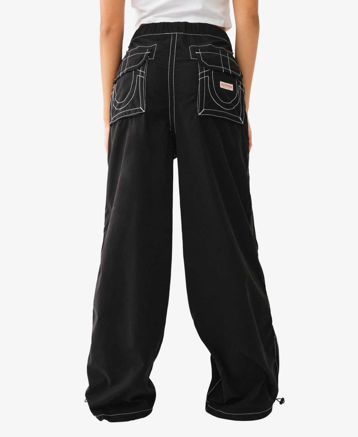 True Religion Women's Parachute Pants In Black
