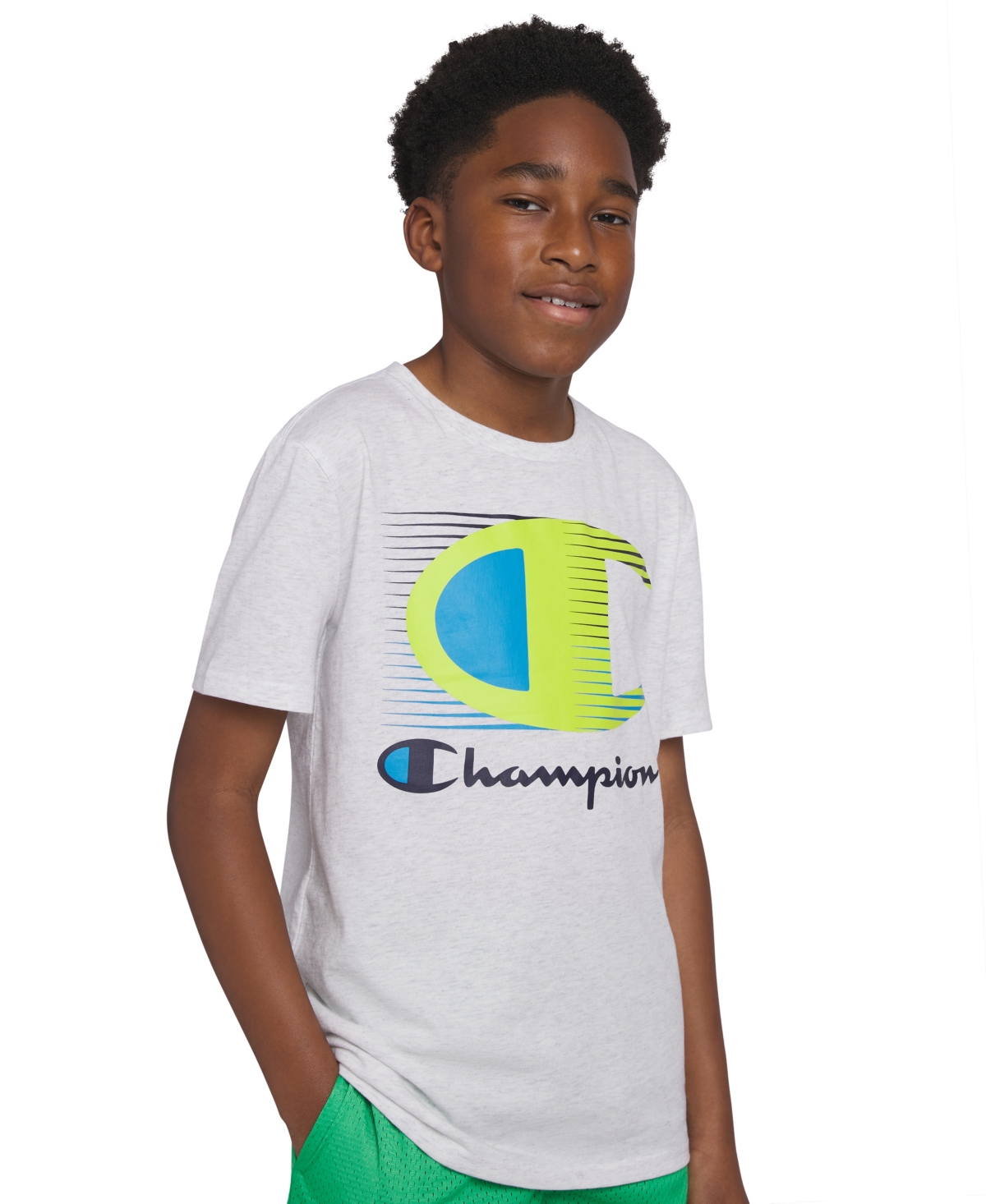 Champion Big Boys Short Sleeves Graphic T-shirt