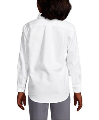 Big Boys Long Sleeve Solid Oxford Dress Shirt