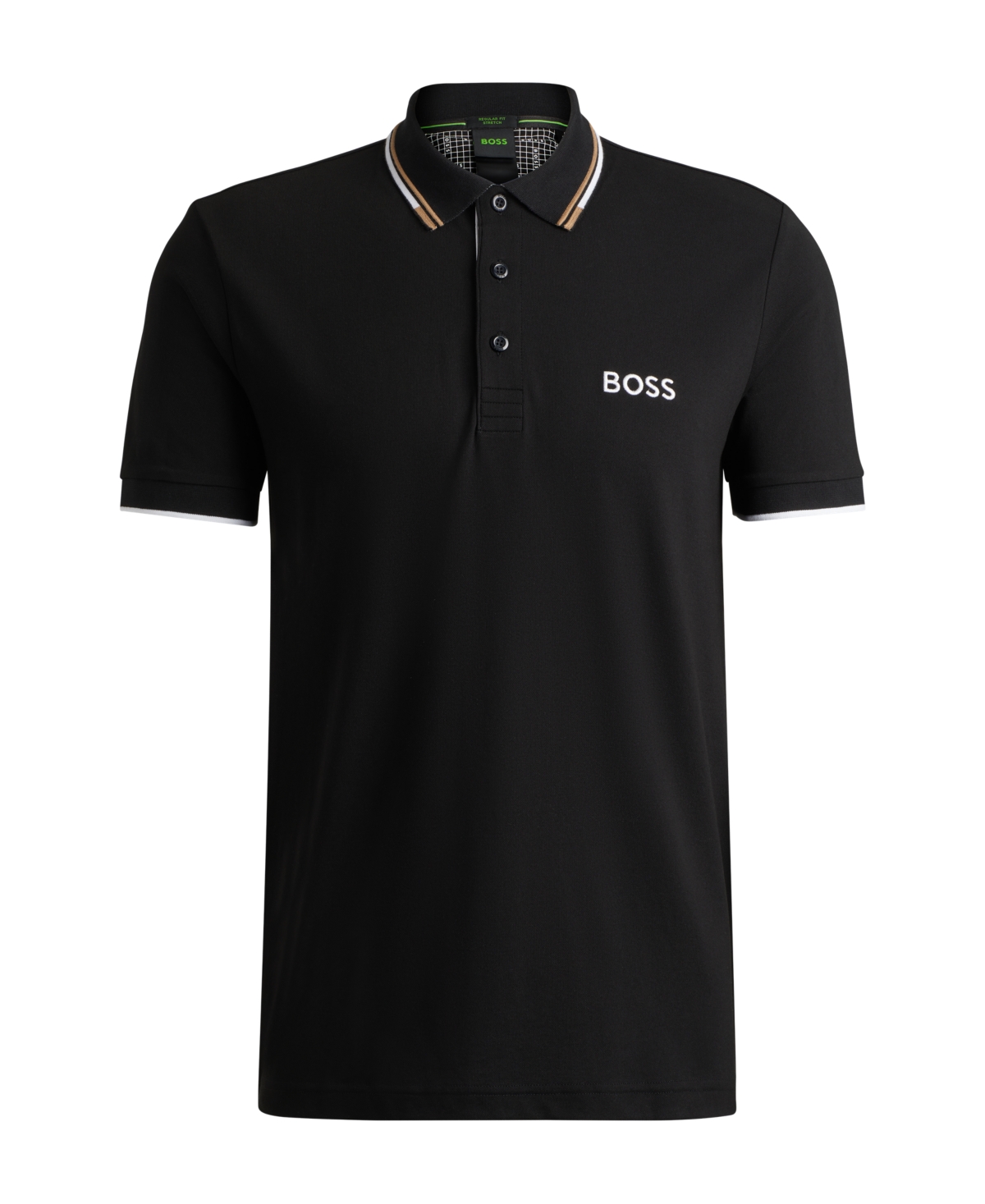 Hugo Boss Short-sleeved Polo Shirt In Blue