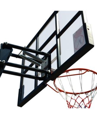 7.5ft - 10ft Height-Adjustable Portable Basketball Hoop