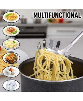 Premium Stainless Steel Spaghetti Spoon - 12  Pasta Server