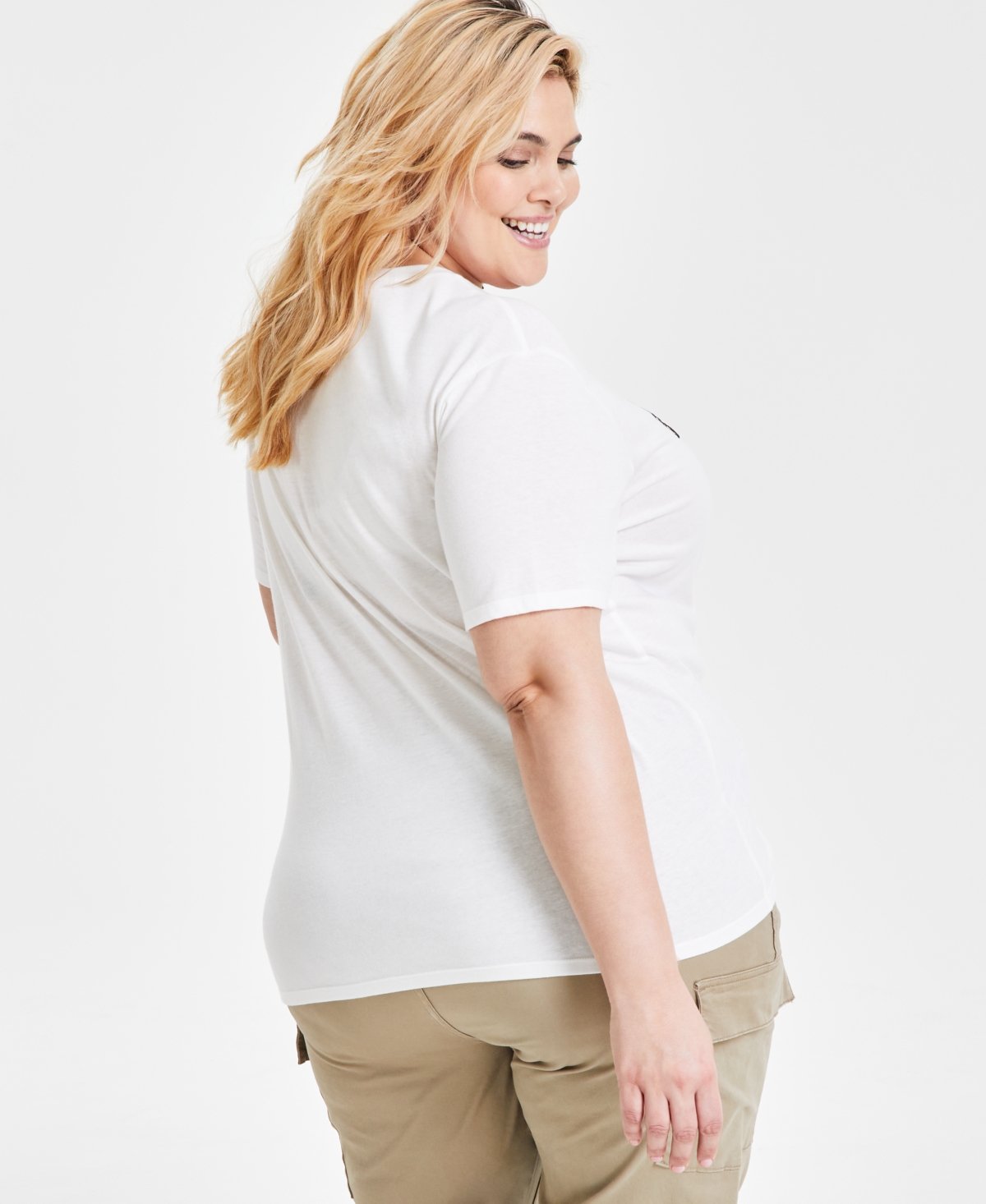 Love Tribe Trendy Plus Size Woodstock Graphic Print T-Shirt