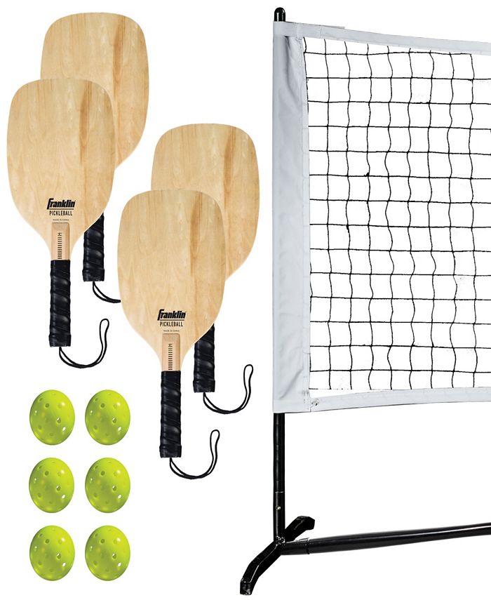 Franklin Sports Half Court Size Pickleball Net w/Paddle Ball Set Macy #39 s
