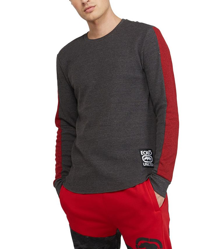 Ecko Men's Full Zip Hoodie - Long Sleeve, Ribbed Cuffs, Front Pockets, Logo Design - View #6