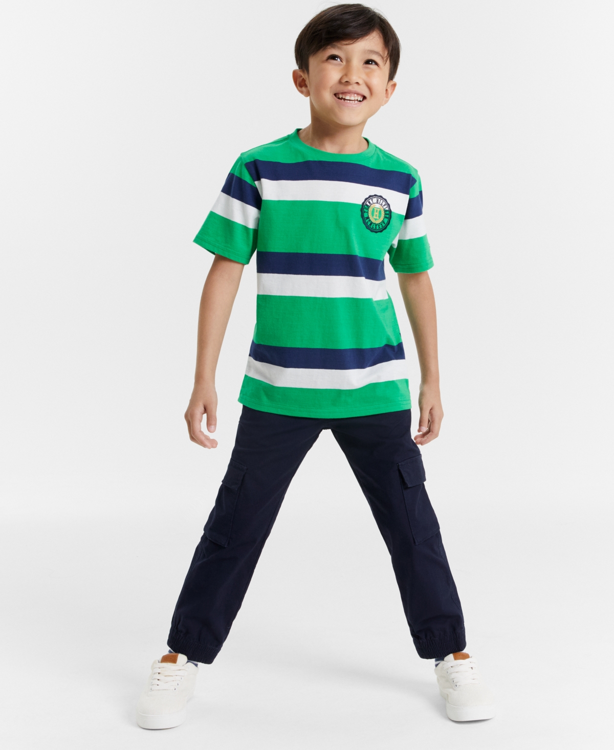 Tommy Hilfiger Toddler and Little Boys Tommy Cargo Chino Jogger Pants