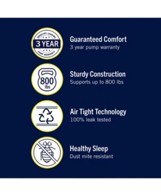 Cloud Supreme Express Inflatable 20" Air Mattress with Built in Pump, Queen