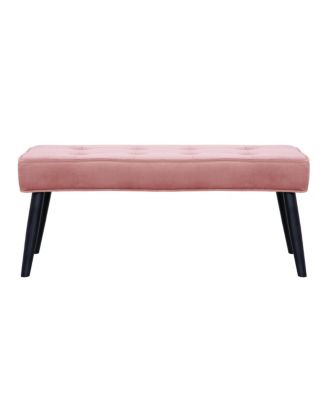 Velvet Tufted Bedroom Bench for Living Room & Entryway