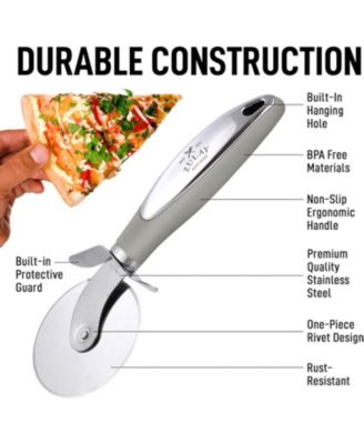 Super Sharp Non-Slip Handle Large Pizza Cutter Wheel