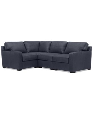 Radley 101" 4-Pc. Leather Corner Sectional