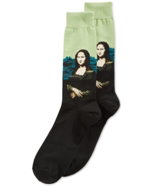 image of Hot Sox Men-s Socks, Mona Lisa Crew