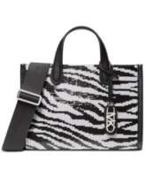 Michael Michael Kors Gigi Small East West Messenger - Blk/opticw