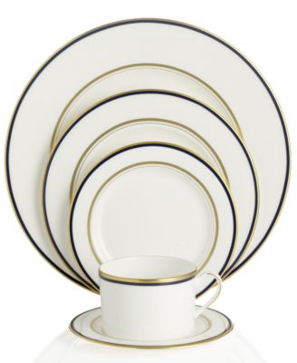 kate spade new york - "Library Lane" Navy 5 Piece Place Setting