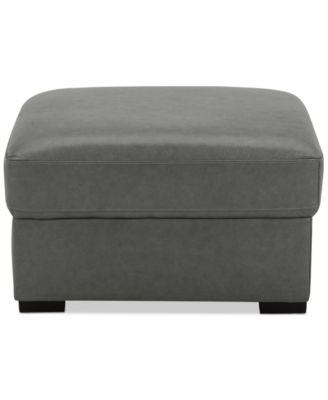 Radley 32"  Leather Ottoman