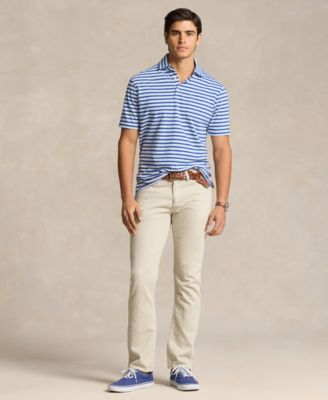폴로 랄프로렌 Polo Ralph Lauren Mens Varick Slim Straight Garment-Dyed Jeans,Stoneware Grey