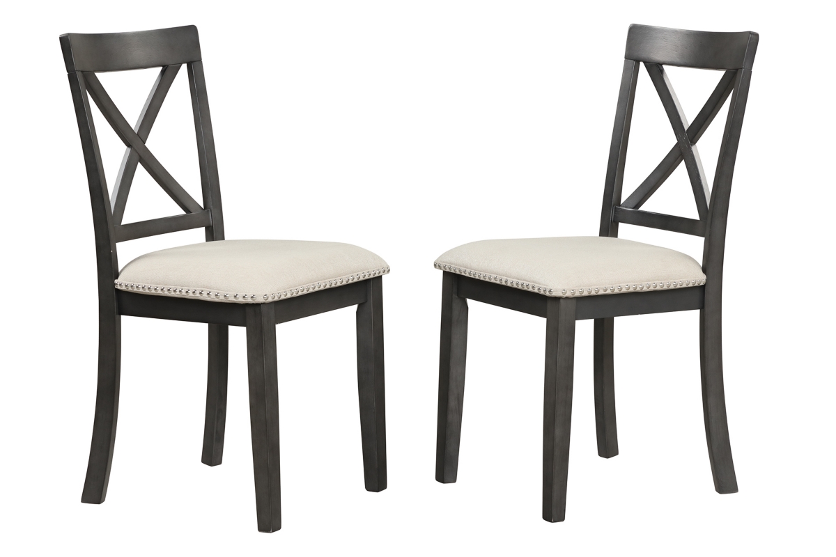 Streamdale Furniture 5 Pieces Dining Table And Chairs Set For 4 Persons, Kitchen Room Solid Wood Table With 4 Chair