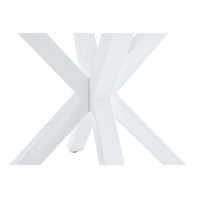 Mid-Century Dining Table for 4-6 people with Round MDF Top