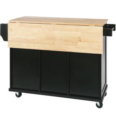 Multifunctional Storage and Wheels Kitchen Cart