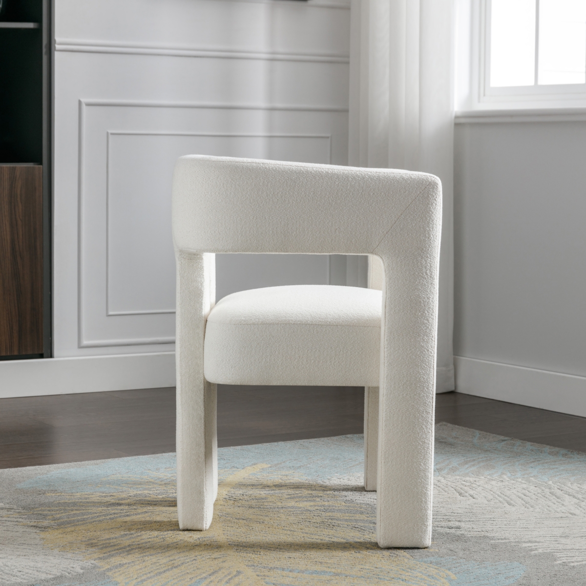 Streamdale Furniture Contemporary Designed Fabric Upholstered Accent Chair Dining Chair For Living Room, Bedroom
