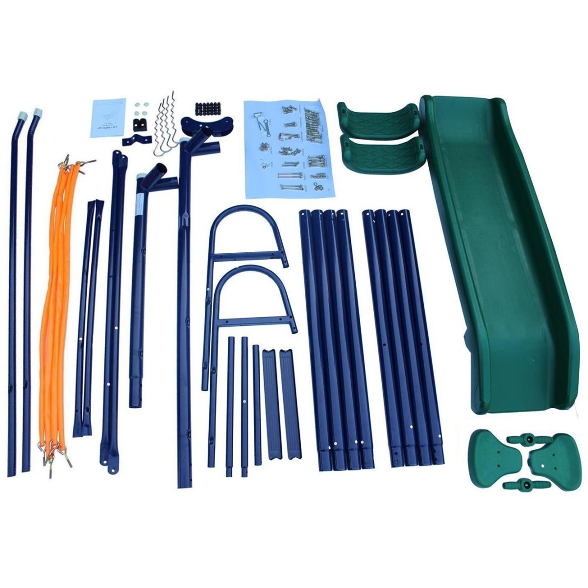 Streamdale A-Frame Metal Swing Set with Slide