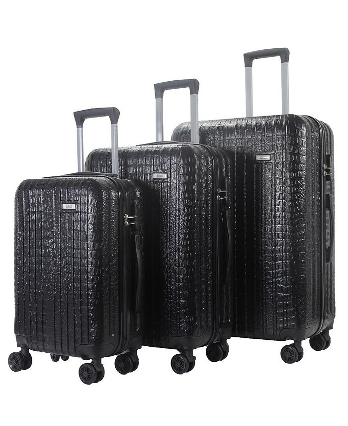 Mirage Luggage Danae ABS Hard shell Lightweight 360 Dual Spinning Wheels Combo Lock 3 Piece