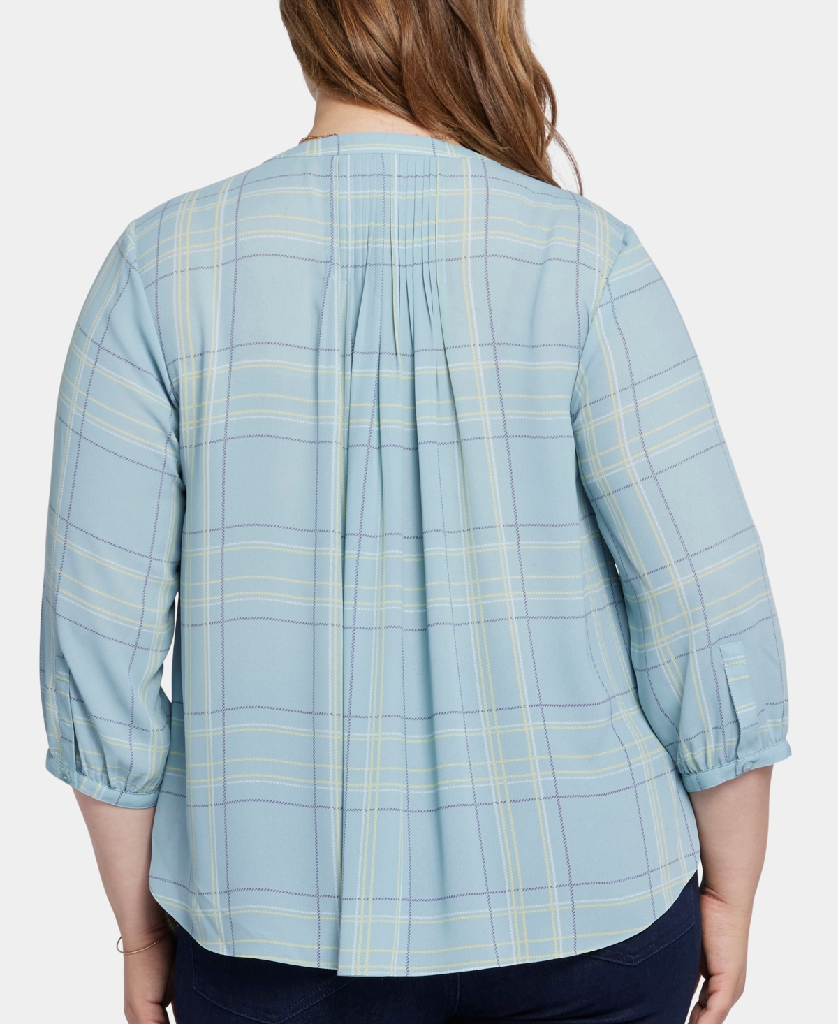 Nydj Plus Size Pintuck Blouse