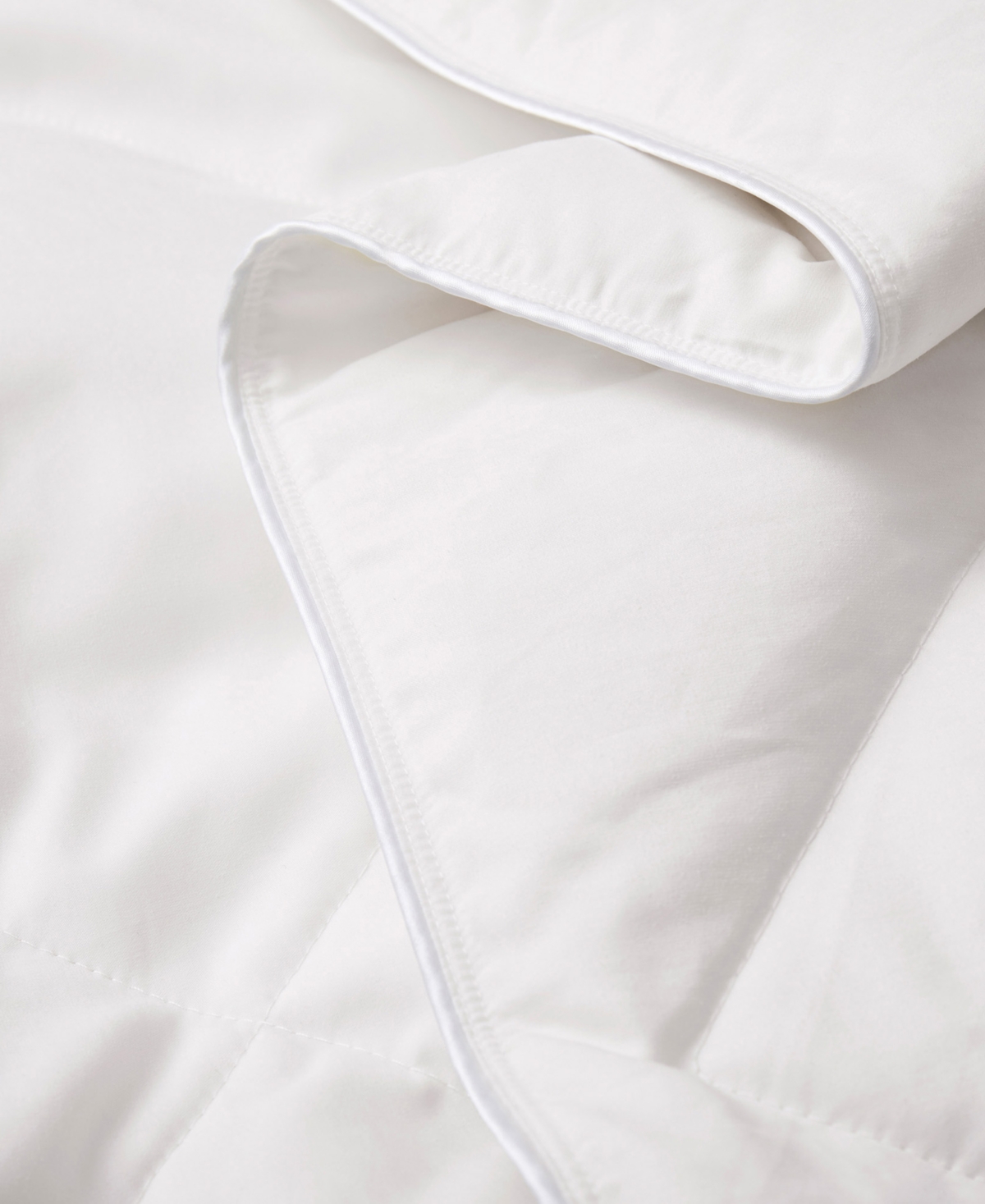 Unikome Lightweight White Goose Down Feather Fiber Comforter , Twin In White